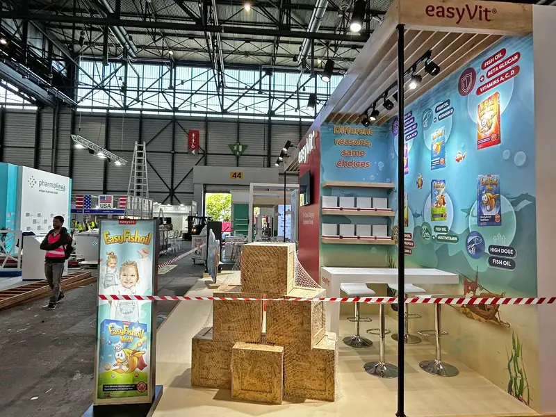 easyVit · Vitafoods Europe exhibition stand — 2023, photo 2