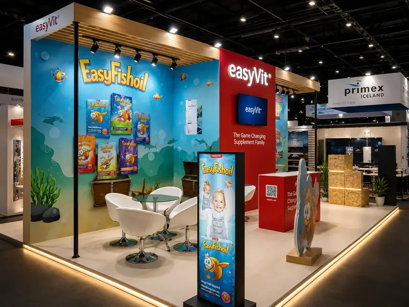 easyVit · Vitafoods Europe exhibition stand — 2023, photo 3